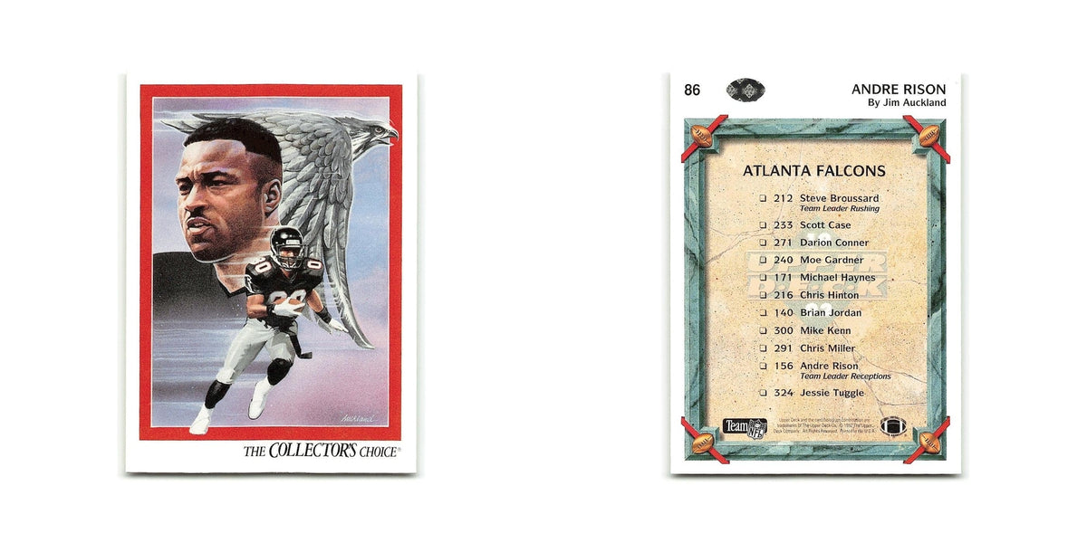 Andre Rison 1992 Upper Deck #86 Atlanta Falcons Football Card NM