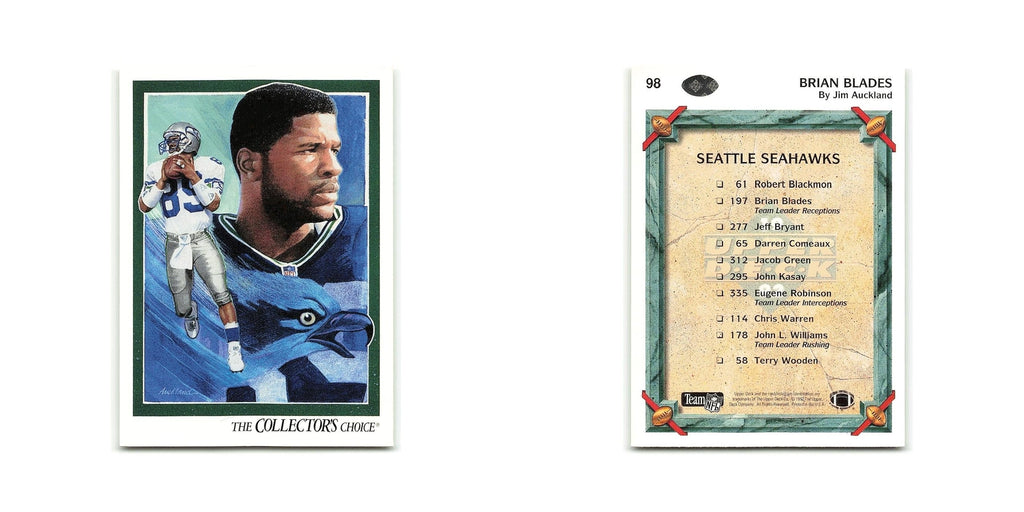 Brian Blades 1992 Upper Deck #98 Seattle Seahawks Football Card NM