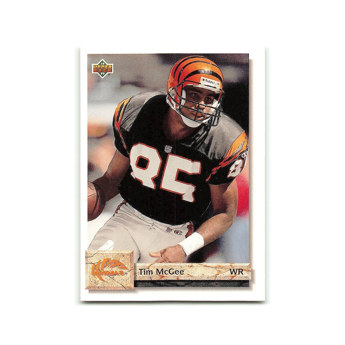 Tim McGee 1992 Upper Deck #229 Cincinnati Bengals Football Card NM