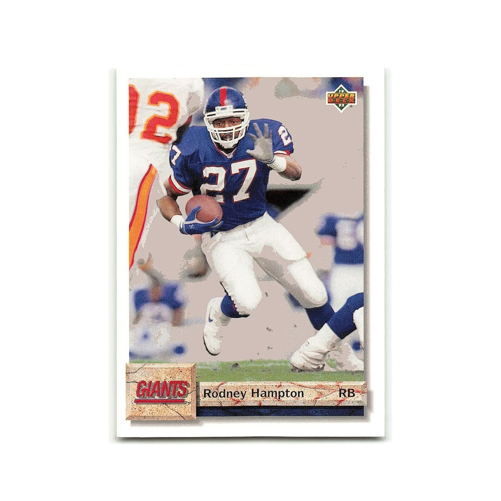 Rodney Hampton 1992 Upper Deck #172 New York Giants Football Card NM