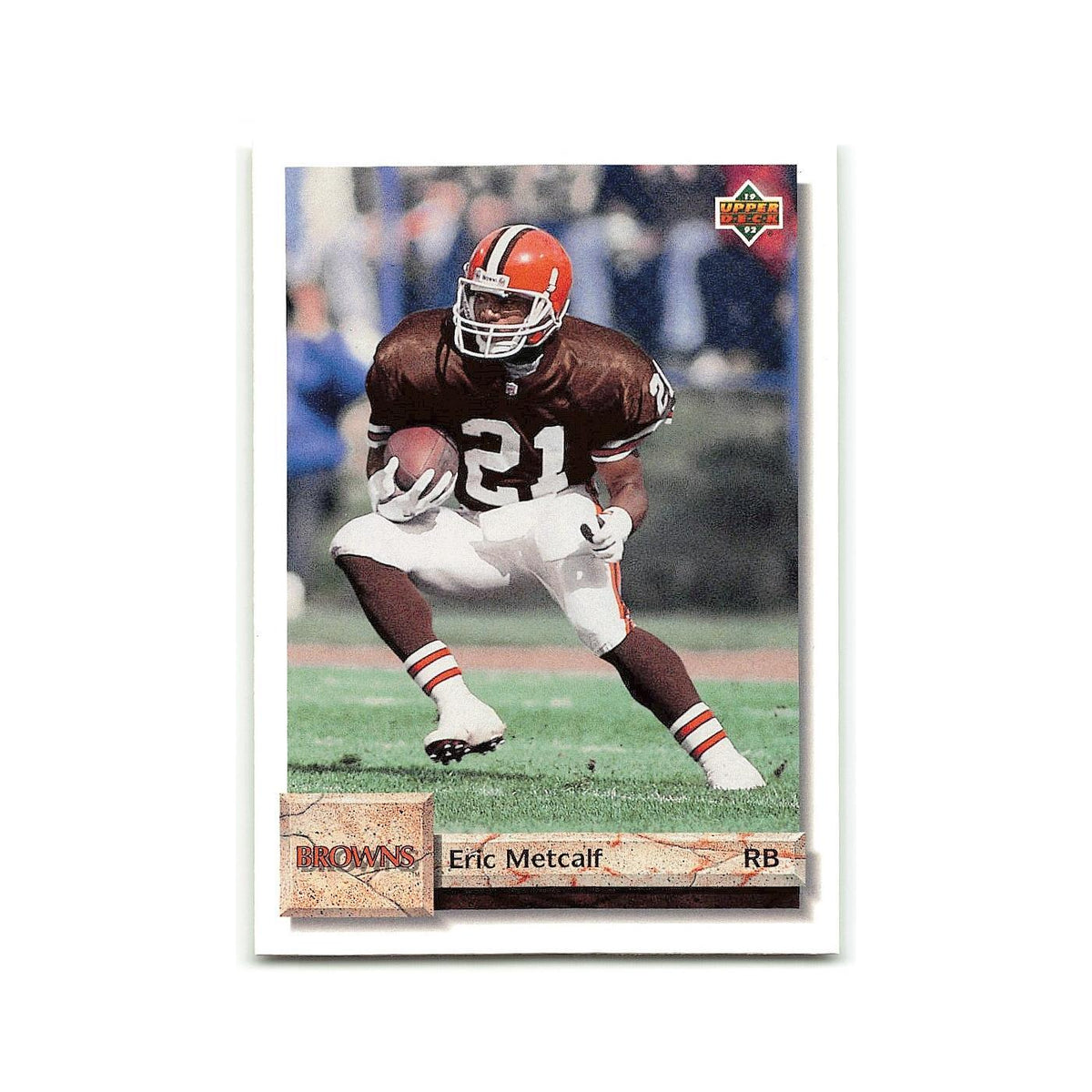 Eric Metcalf 1992 Upper Deck #162 Cleveland Browns Football Card NM
