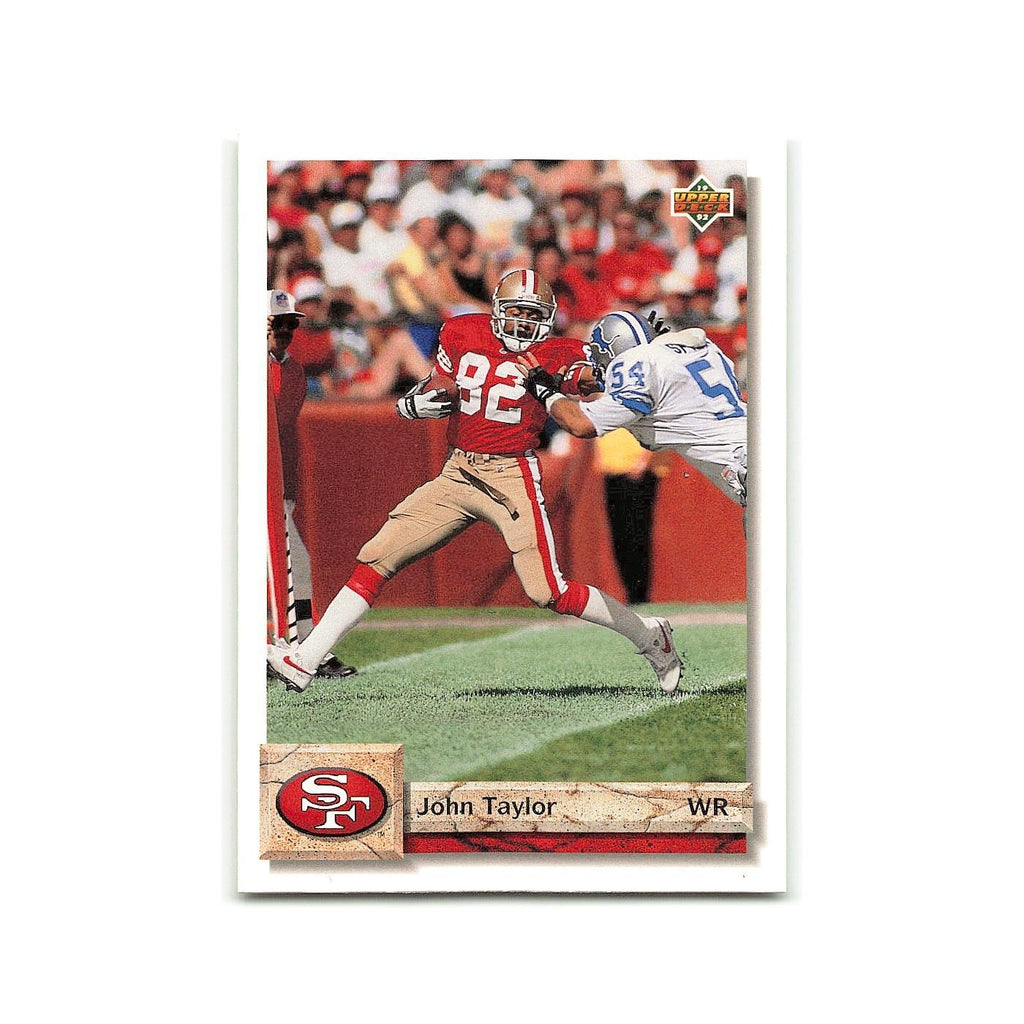 John Taylor 1992 Upper Deck #143 San Francisco 49ers Football Card NM