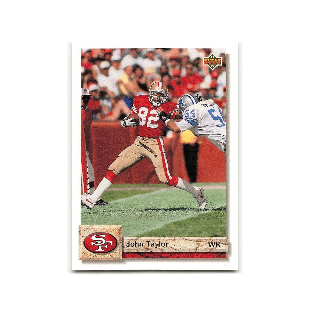 John Taylor 1992 Upper Deck #143 San Francisco 49ers Football Card NM
