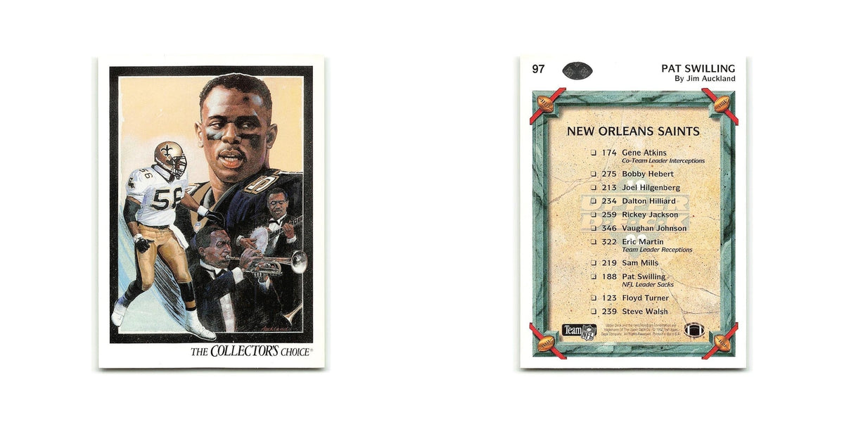 Pat Swilling 1992 Upper Deck #97 New Orleans Saints Football Card NM