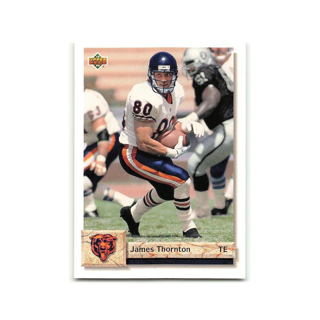 James Thornton 1992 Upper Deck #223 Chicago Bears Football Card NM