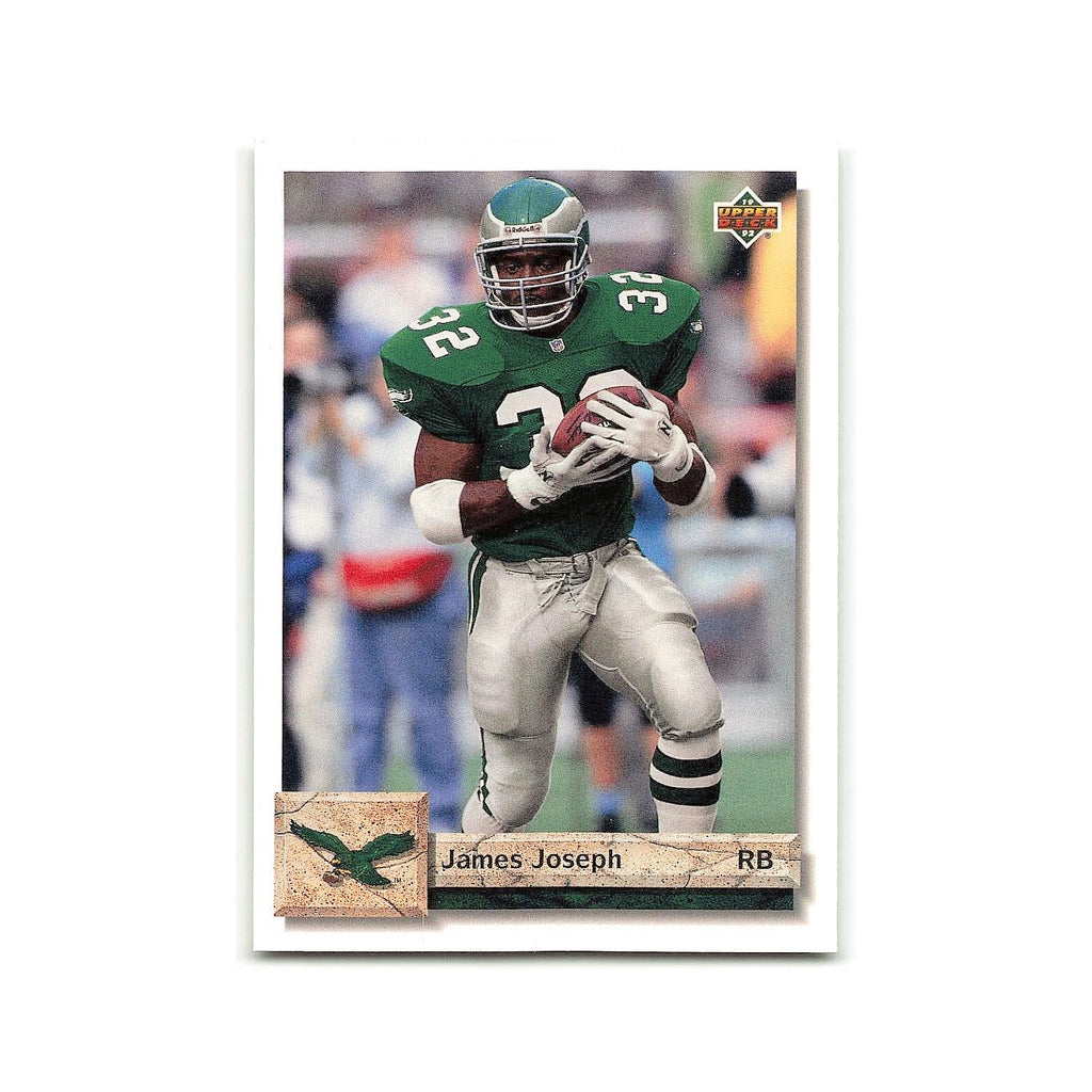 James Joseph 1992 Upper Deck #388 Philadelphia Eagles Football Card NM