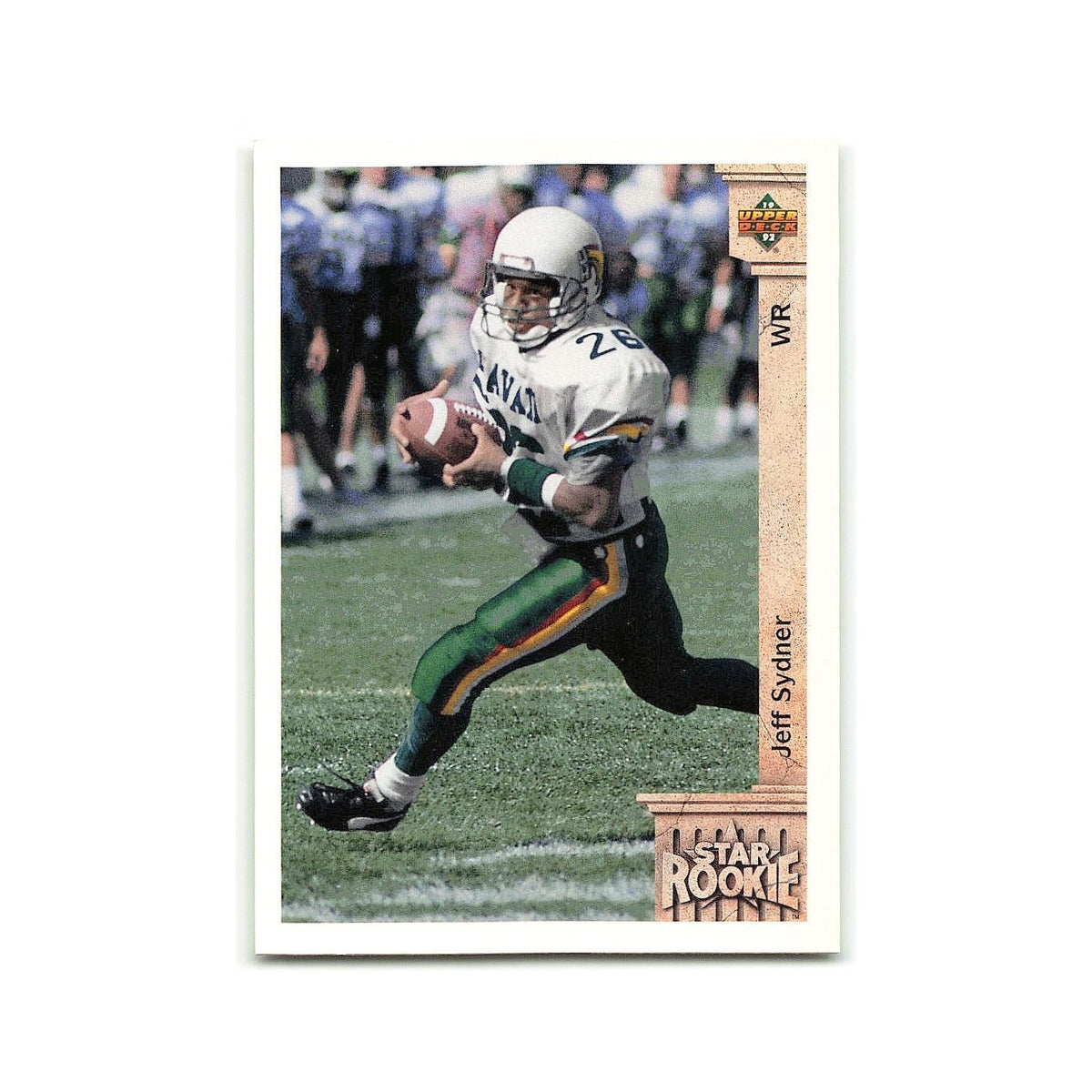 Jeff Sydner Rookie 1992 Upper Deck #29 Philadelphia Eagles Football Card NM