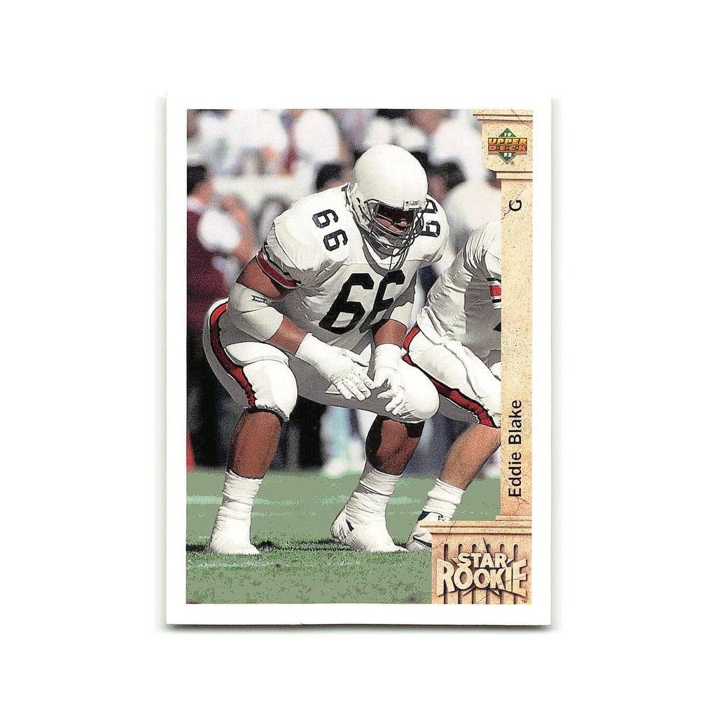 Eddie Blake Rookie 1992 Upper Deck #3 Miami Dolphins Football Card NM