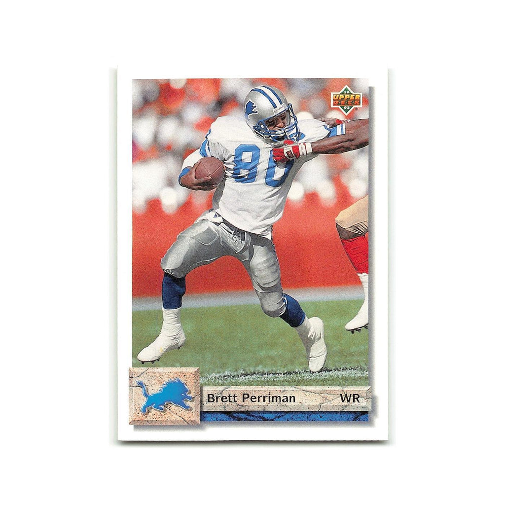Brett Perriman 1992 Upper Deck #199 Detroit Lions Football Card NM