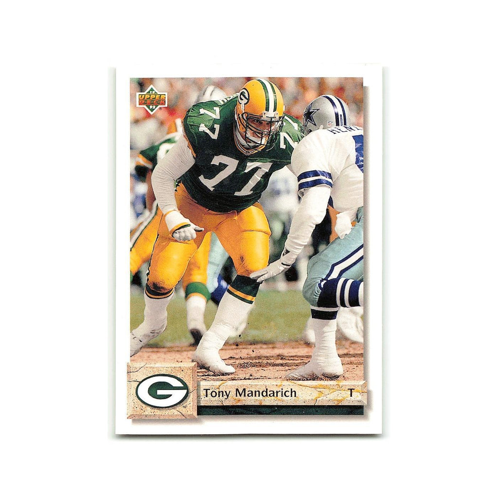 Tony Mandarich 1992 Upper Deck #237 Green Bay Packers Football Card NM