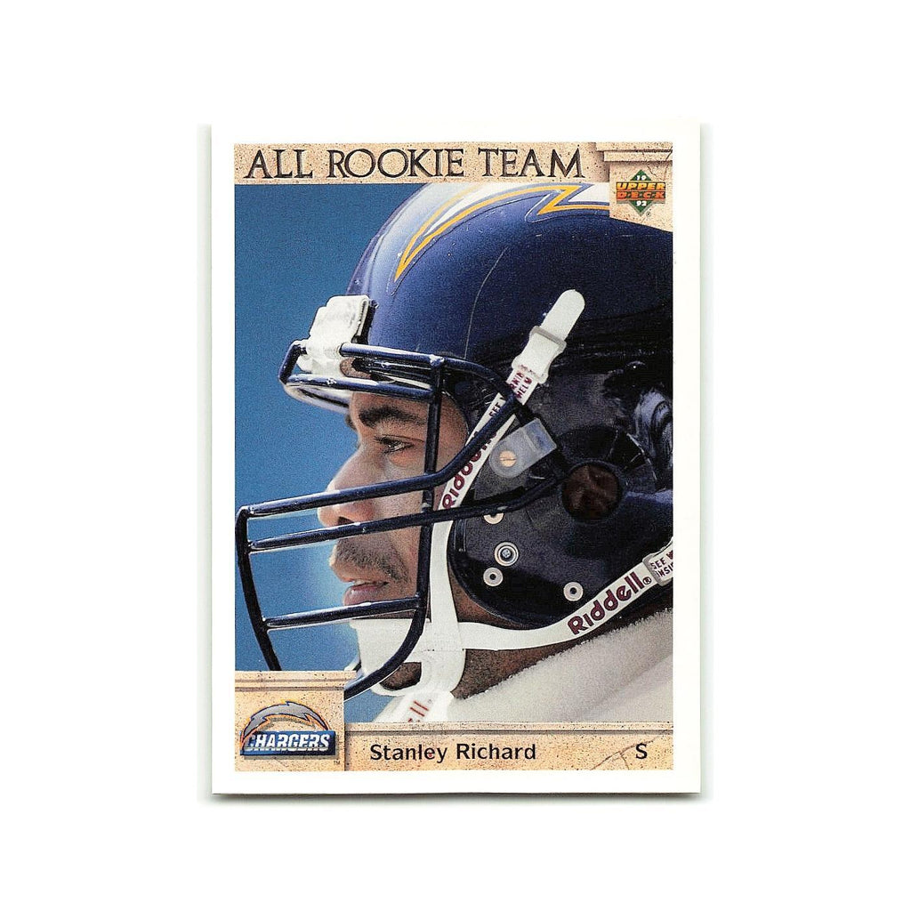 Stanley Richard Rookie 1992 Upper Deck #50 San Diego Chargers Football Card NM