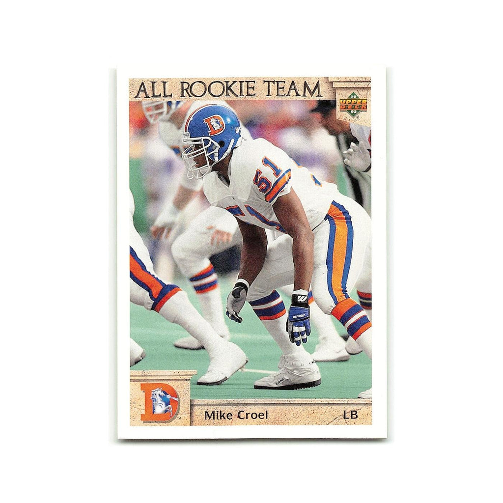 Mike Croel Rookie 1992 Upper Deck #49 Denver Broncos Football Card NM
