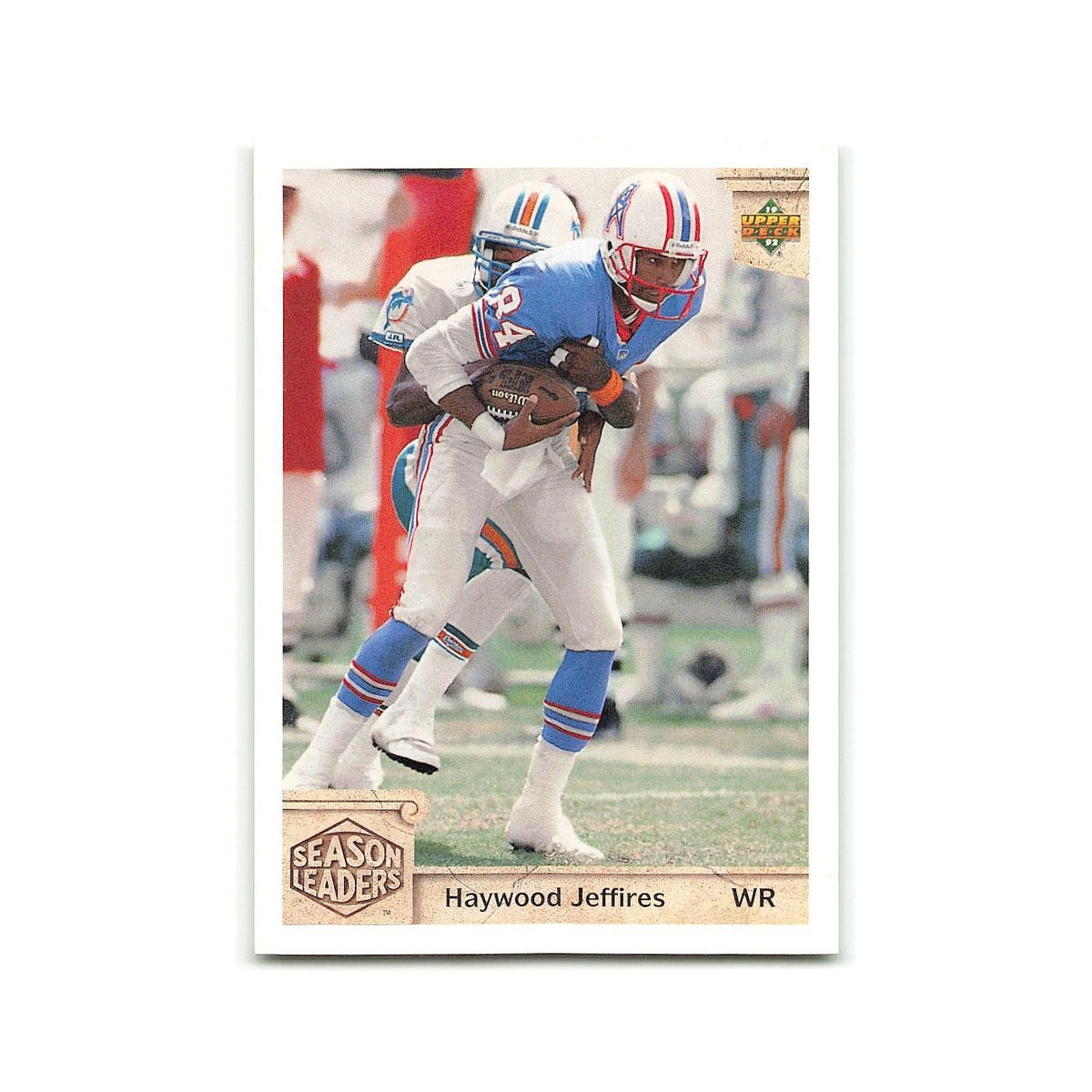 Haywood Jeffires 1992 Upper Deck #302 Houston Oilers Football Card NM