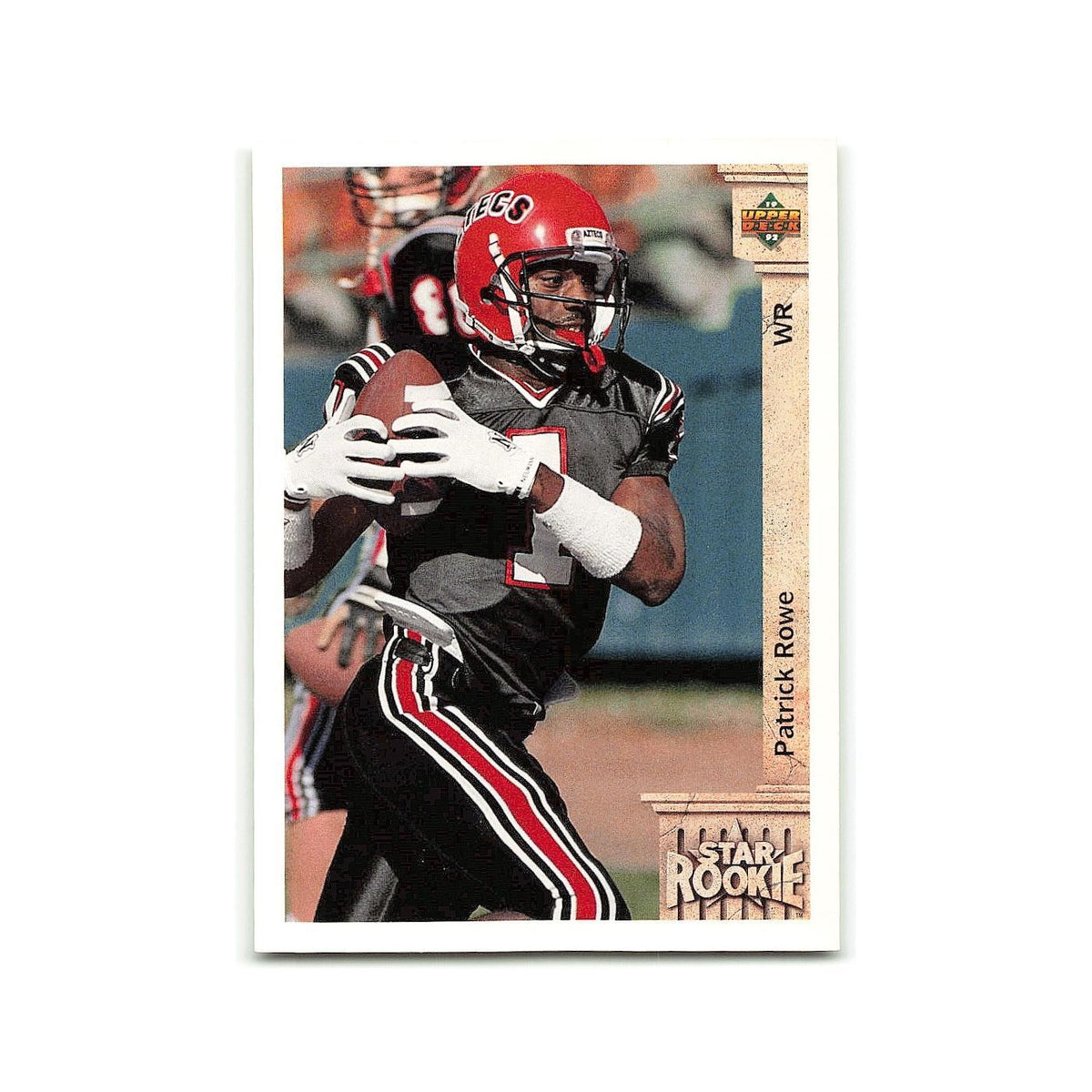 Patrick Rowe Rookie 1992 Upper Deck #19 Cleveland Browns Football Card NM