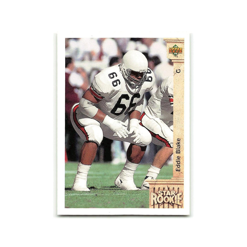 Eddie Blake Rookie 1992 Upper Deck #3 Miami Dolphins Football Card NM