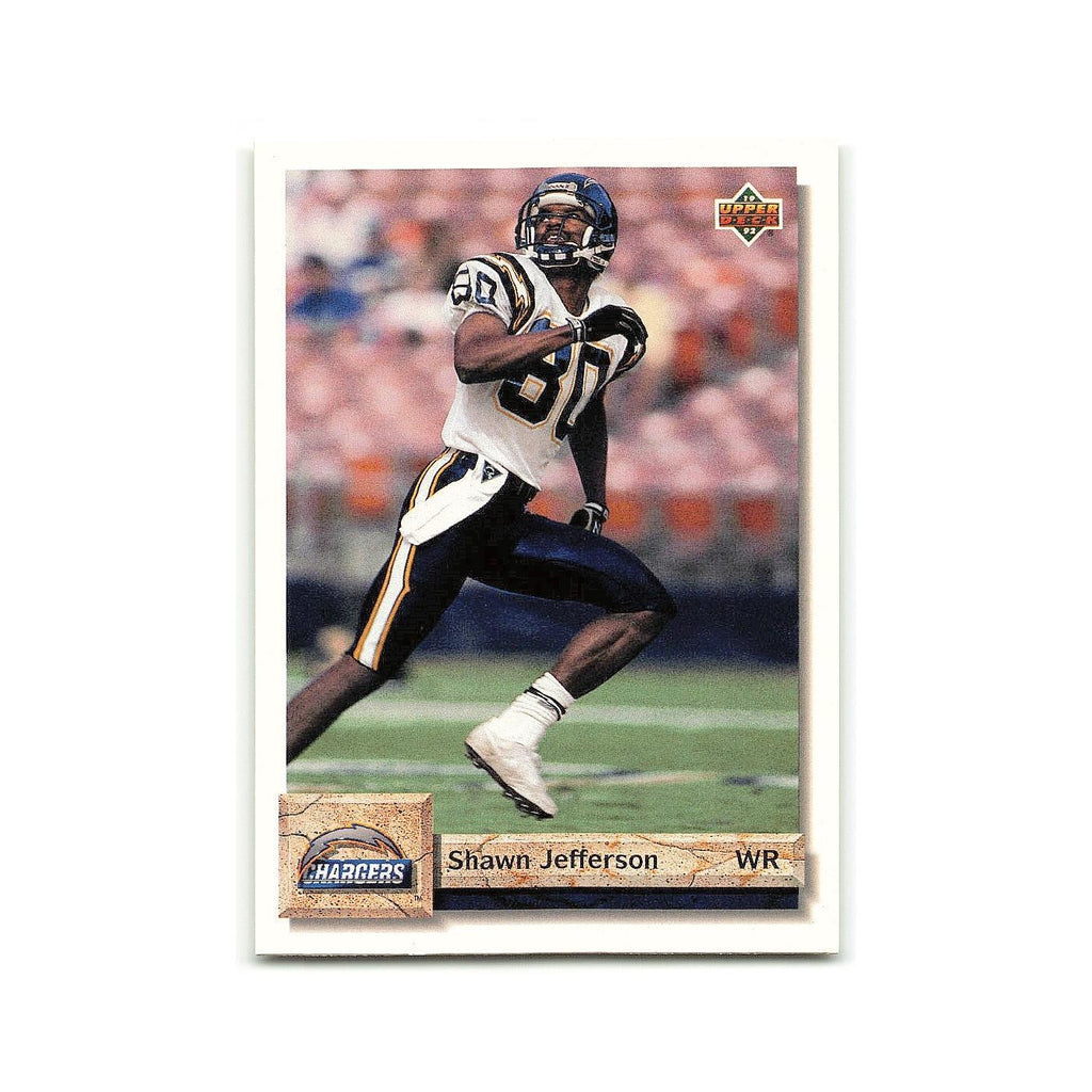 Shawn Jefferson 1992 Upper Deck #381 San Diego Chargers Football Card NM