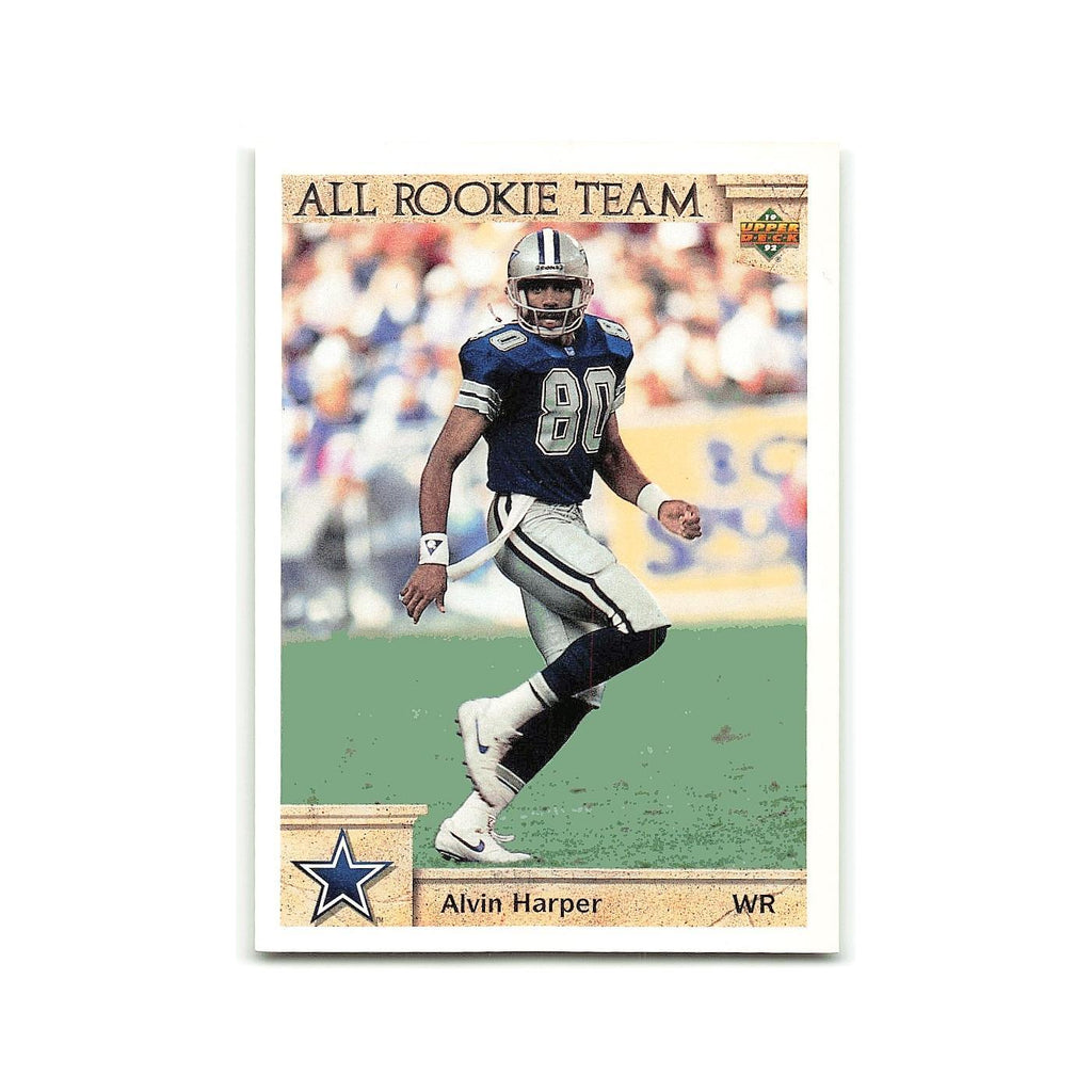 Alvin Harper Rookie 1992 Upper Deck #34 Dallas Cowboys Football Card NM