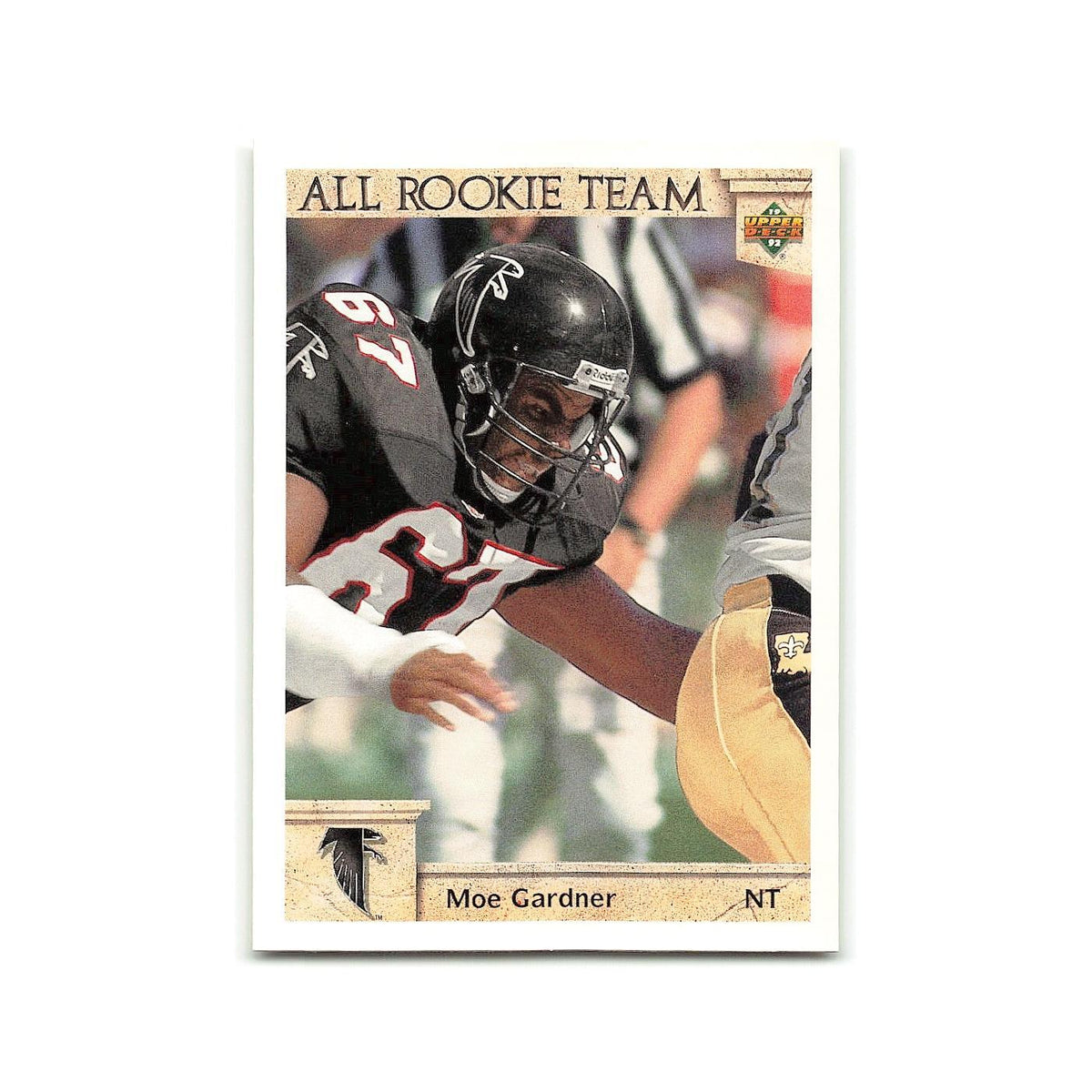 Moe Gardner Rookie 1992 Upper Deck #43 Atlanta Falcons Football Card NM