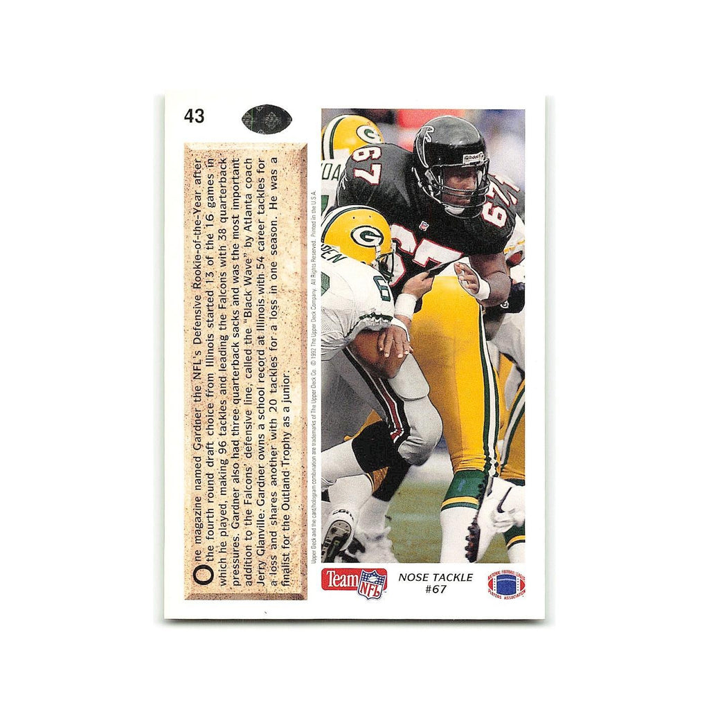 Moe Gardner Rookie 1992 Upper Deck #43 Atlanta Falcons Football Card NM