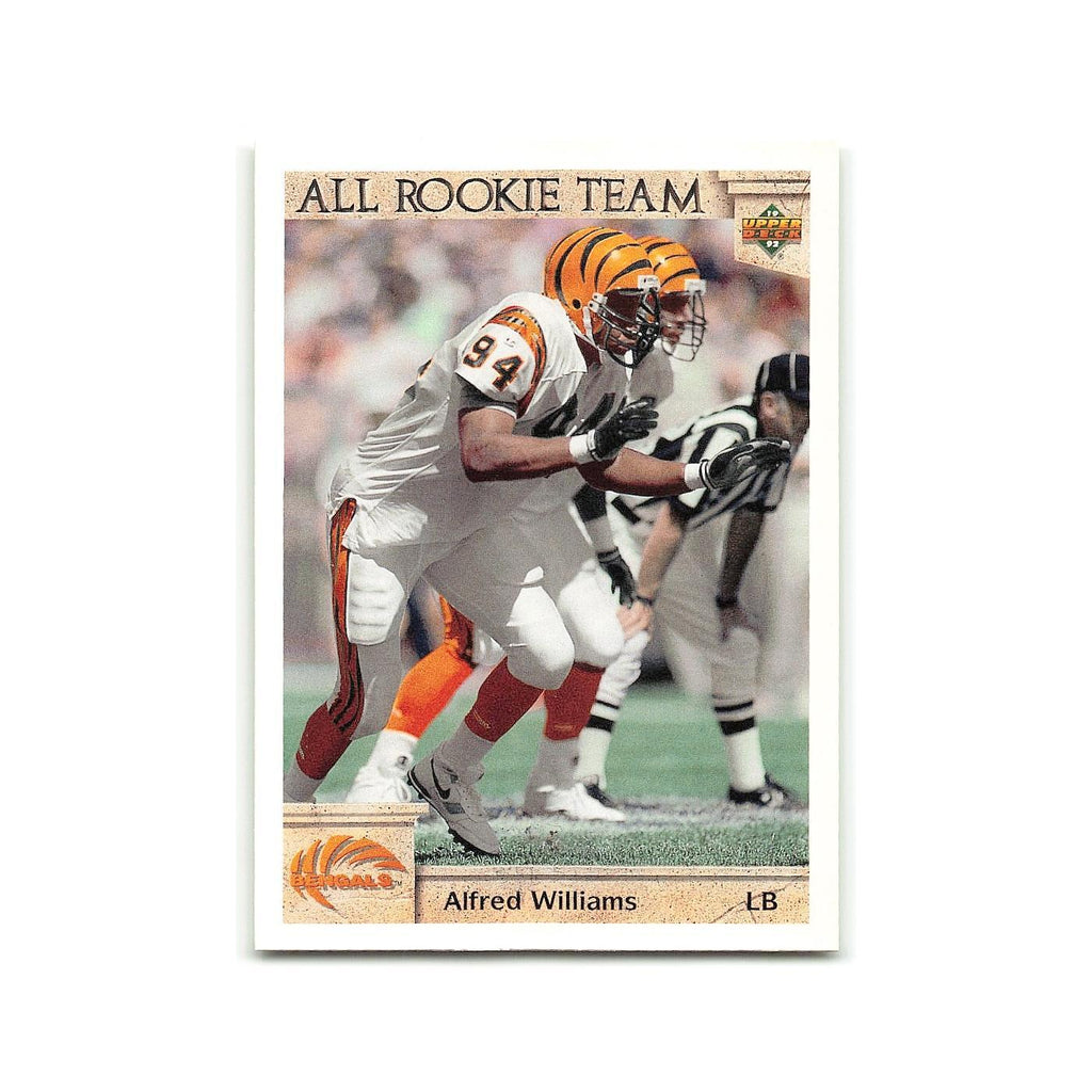 Alfred Williams Rookie 1992 Upper Deck #46 Cincinnati Bengals Football Card NM