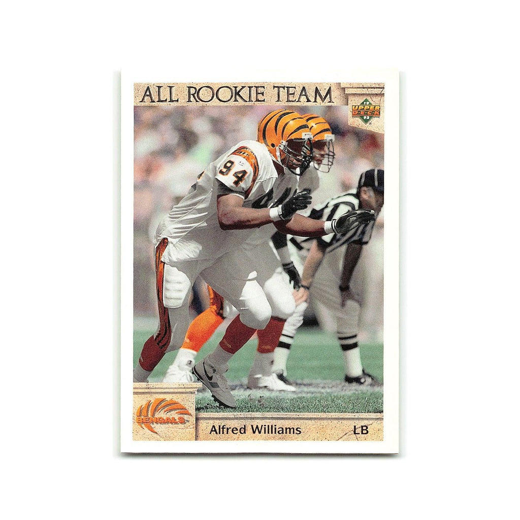 Alfred Williams Rookie 1992 Upper Deck #46 Cincinnati Bengals Football Card NM