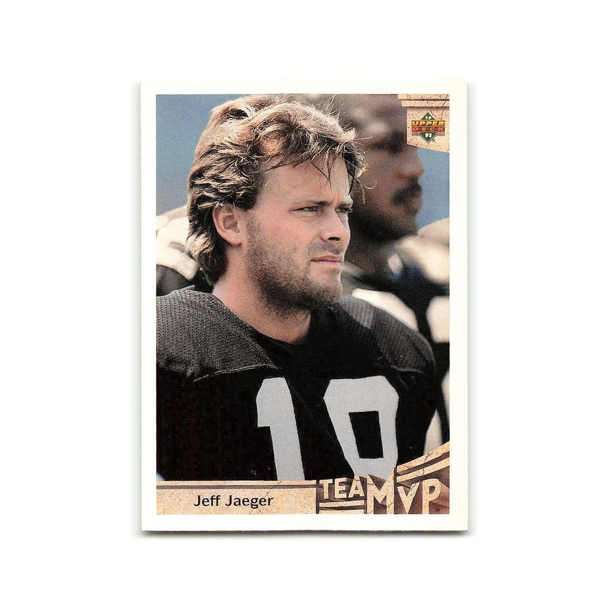 Jeff Jaeger 1992 Upper Deck #372 Los Angeles Raiders Football Card NM
