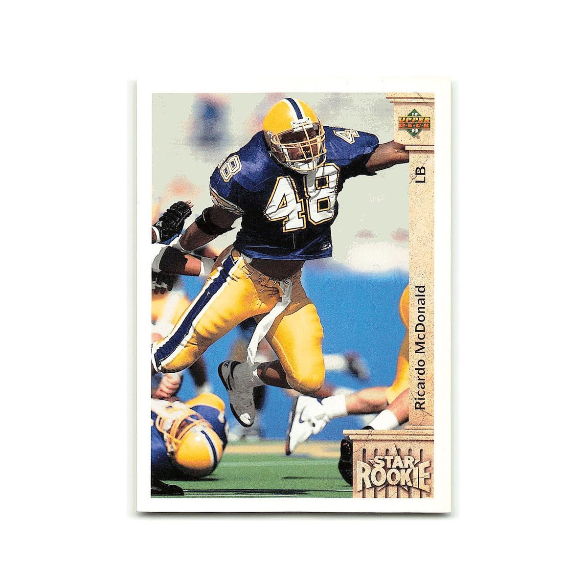 Ricardo McDonald Rookie 1992 Upper Deck #14 Cincinnati Bengals Football Card NM