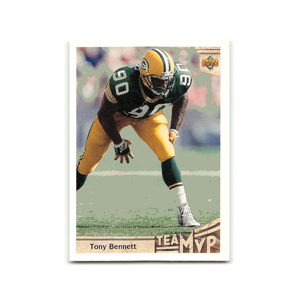 Tony Bennett 1992 Upper Deck #370 Green Bay Packers Football Card NM
