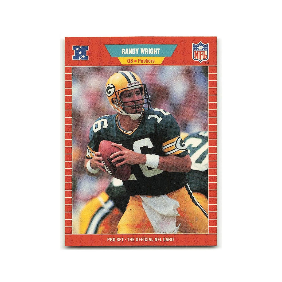 Randy Wright 1989 Pro Set #138 Green Bay Packers Football Card NM