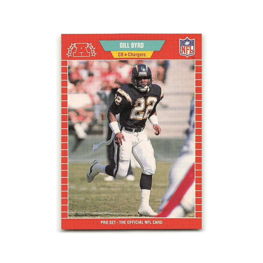 Gill Byrd 1989 Pro Set #358 San Diego Chargers Football Card NM