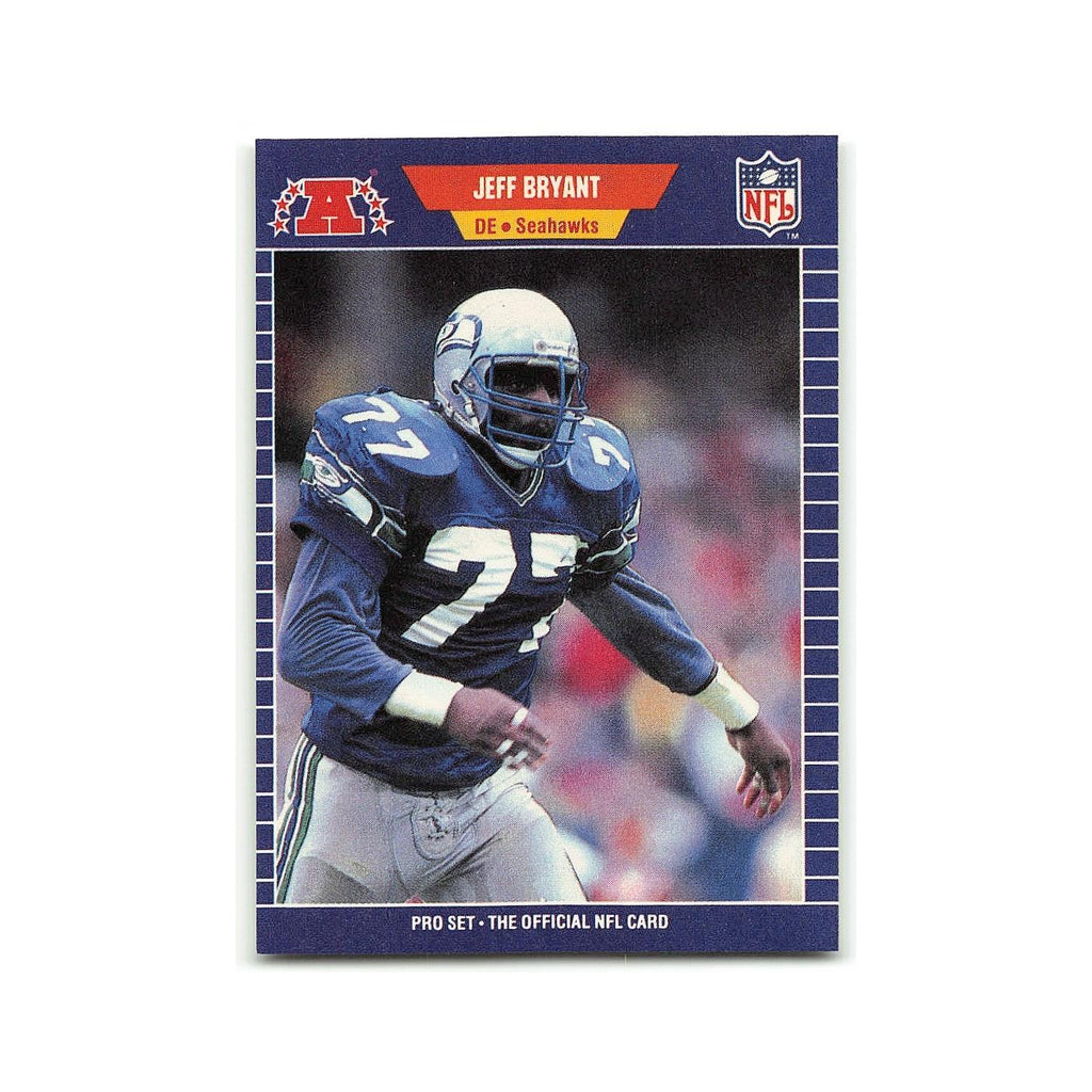 Jeff Bryant 1989 Pro Set #392 Seattle Seahawks Football Card NM