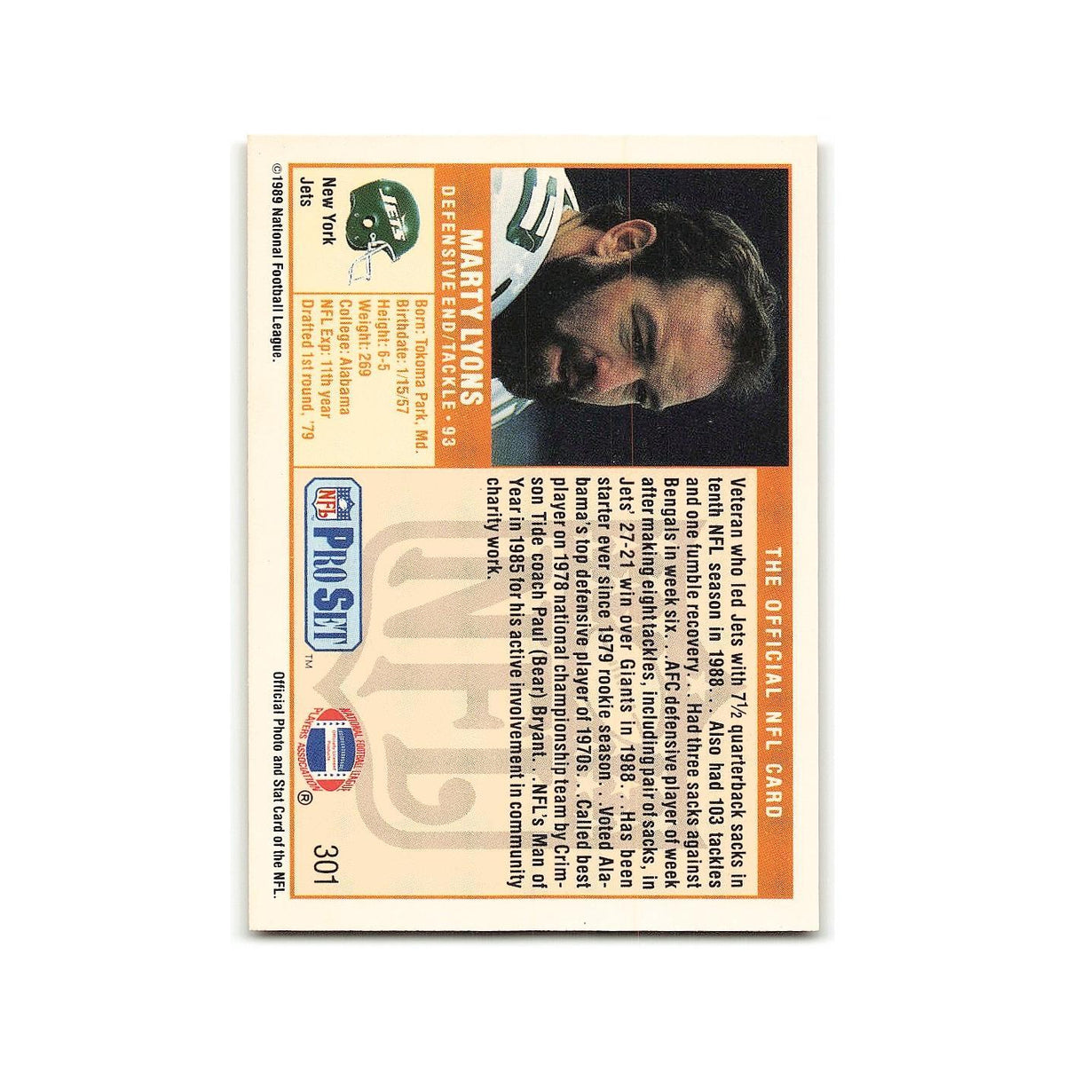 Art Still 1989 Pro Set #30 Buffalo Bills Football Card NM