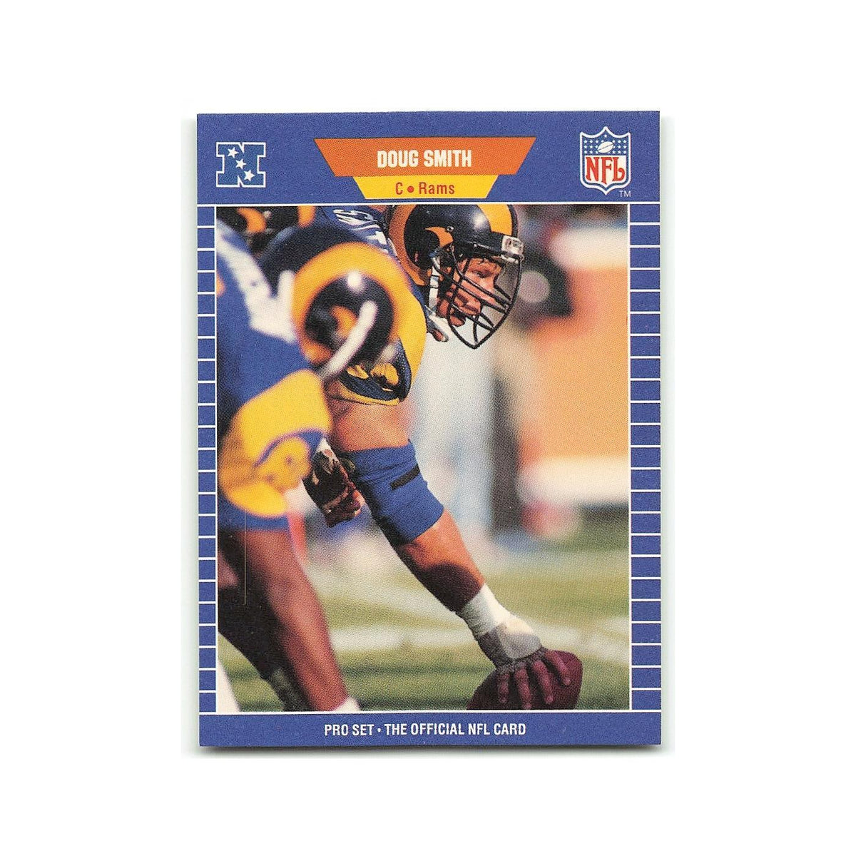 Doug Smith 1989 Pro Set #208 Los Angeles Rams Football Card NM