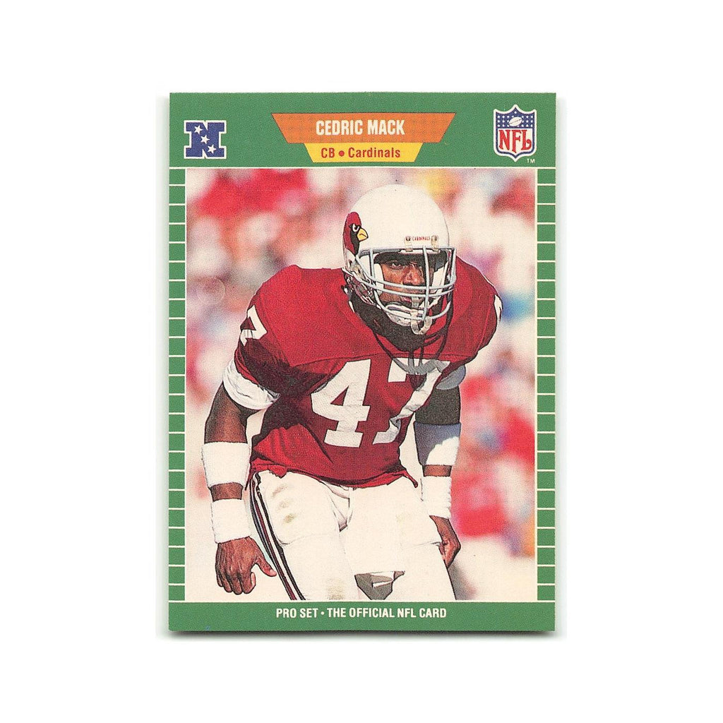 Cedric Mack 1989 Pro Set #332 Phoenix Cardinals Football Card NM