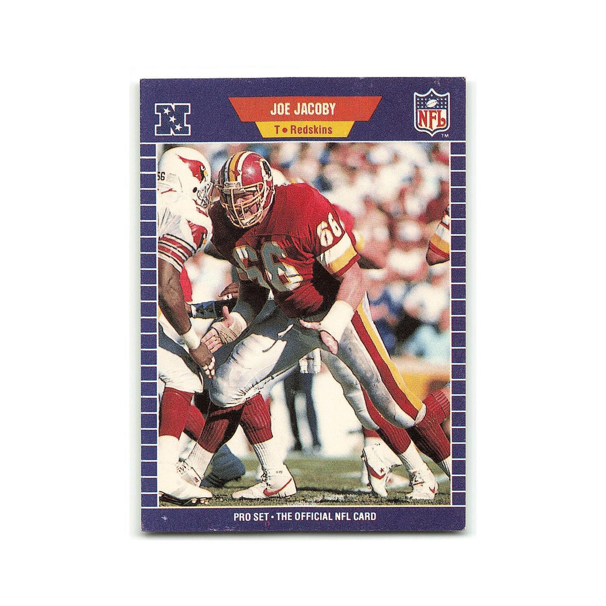 Joe Jacoby 1989 Pro Set #427 Washington Redskins Football Card NM