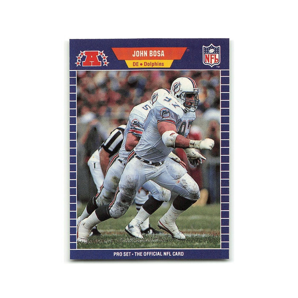 John Bosa 1989 Pro Set #211 Miami Dolphins Football Card NM