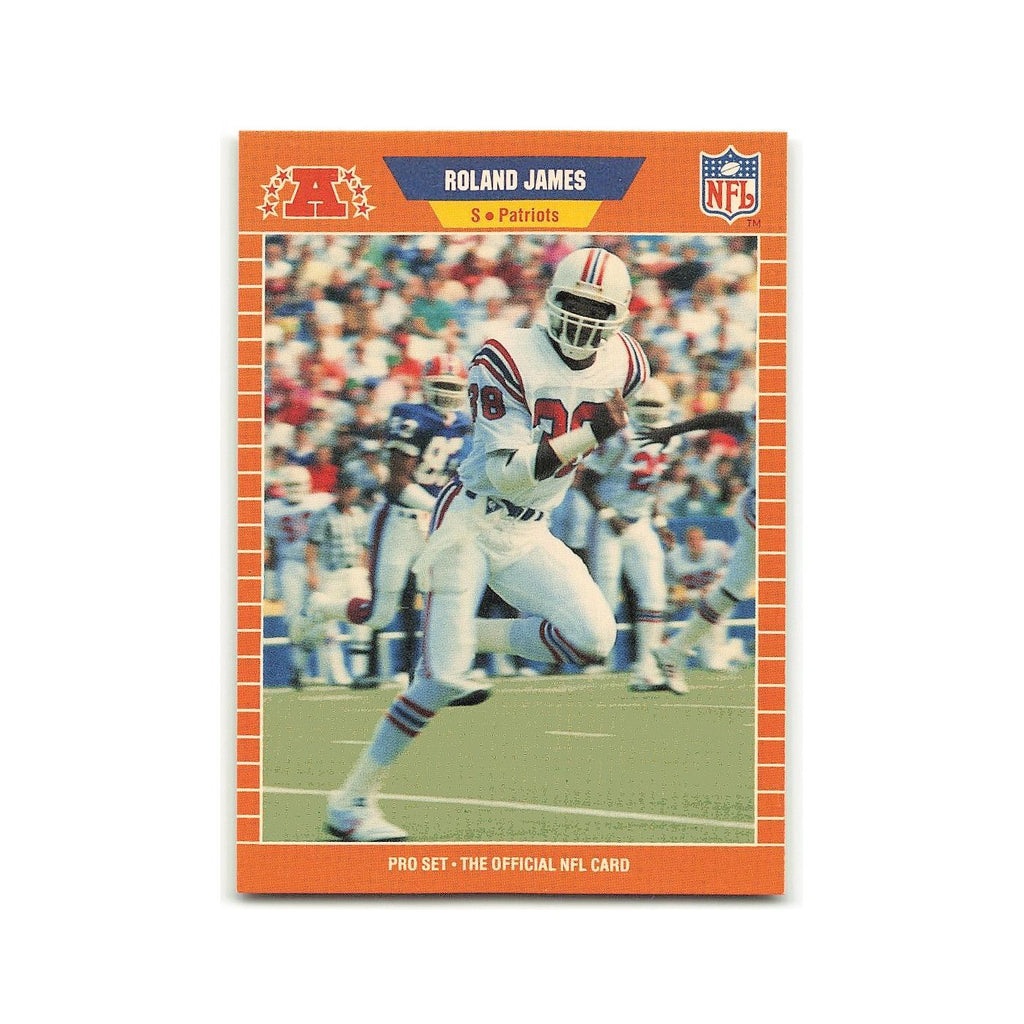 Roland James 1989 Pro Set #251 New England Patriots Football Card NM