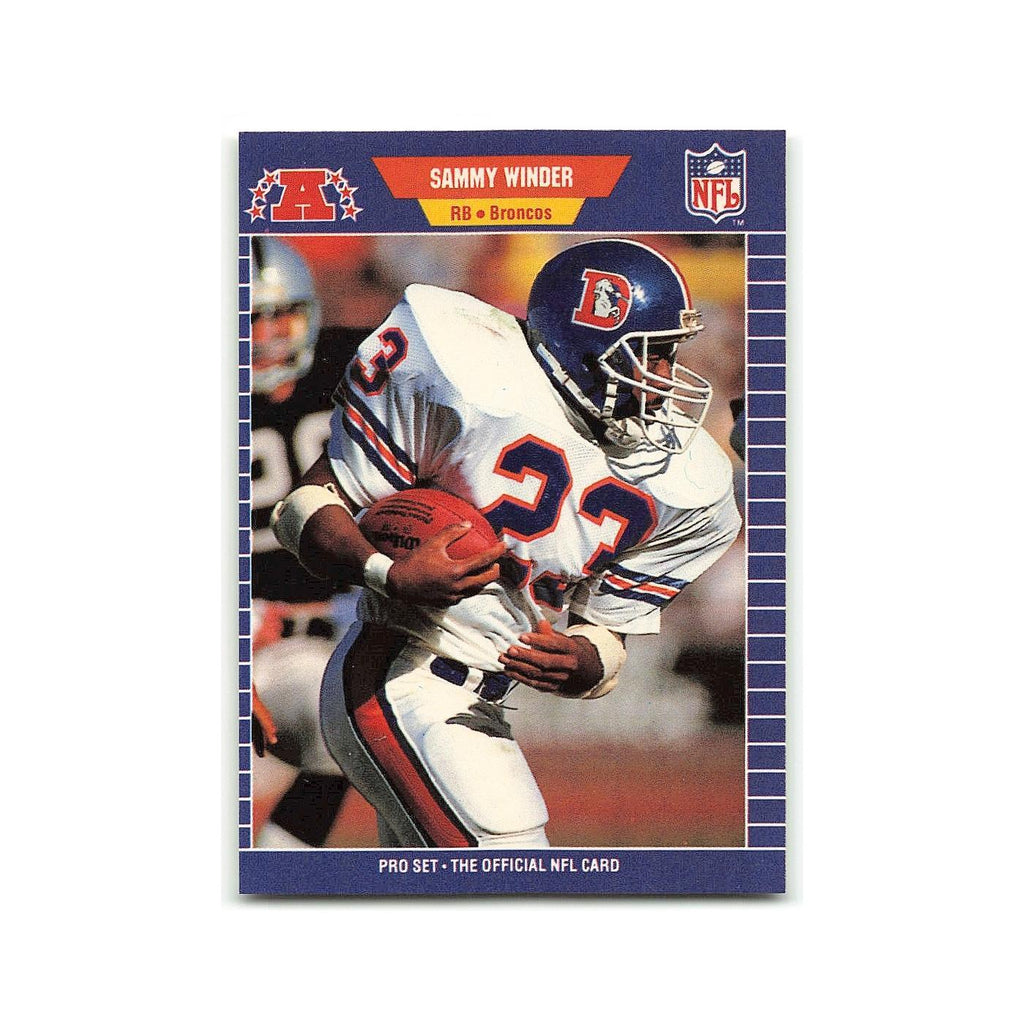 Sammy Winder 1989 Pro Set #113 Denver Broncos Football Card NM