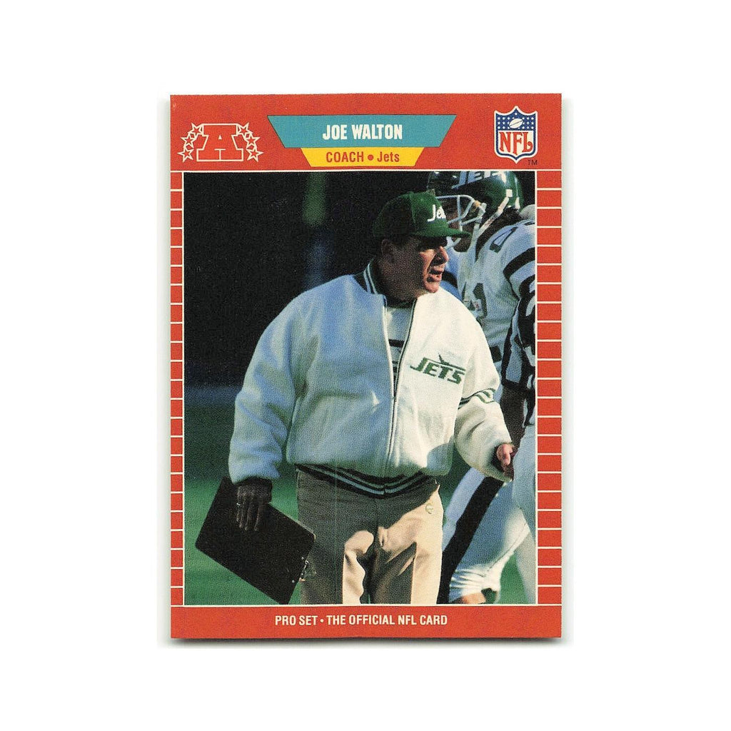 Joe Walton 1989 Pro Set #311 New York Jets Football Card NM
