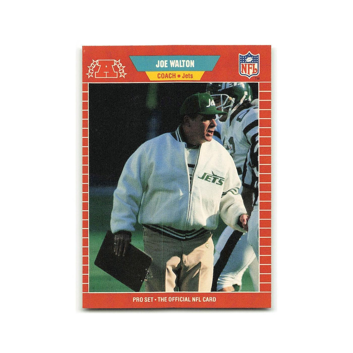 Joe Walton 1989 Pro Set #311 New York Jets Football Card NM