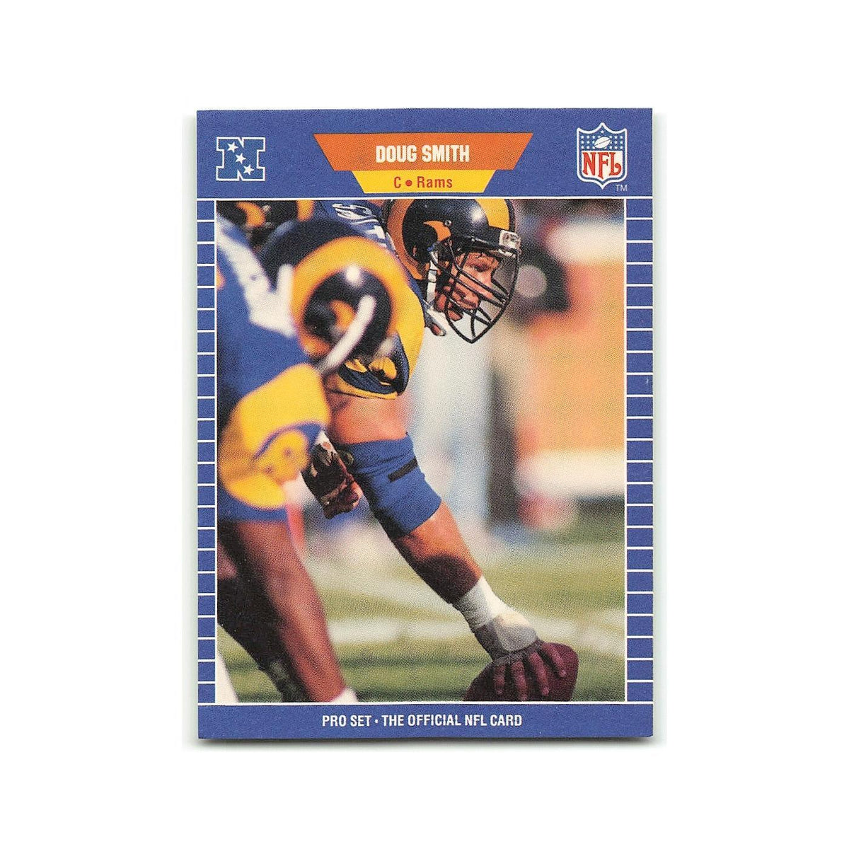 Doug Smith 1989 Pro Set #208 Los Angeles Rams Football Card NM