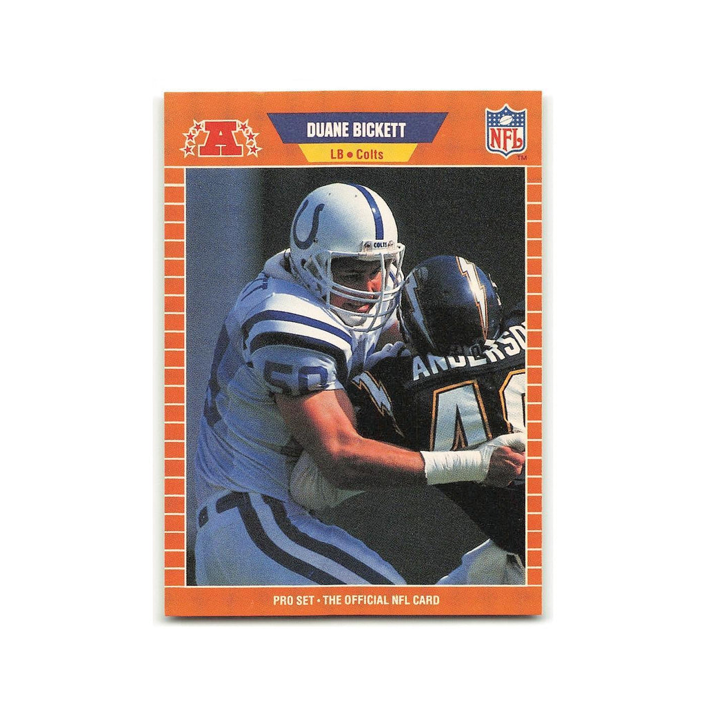 Duane Bickett 1989 Pro Set #157 Indianapolis Colts Football Card NM