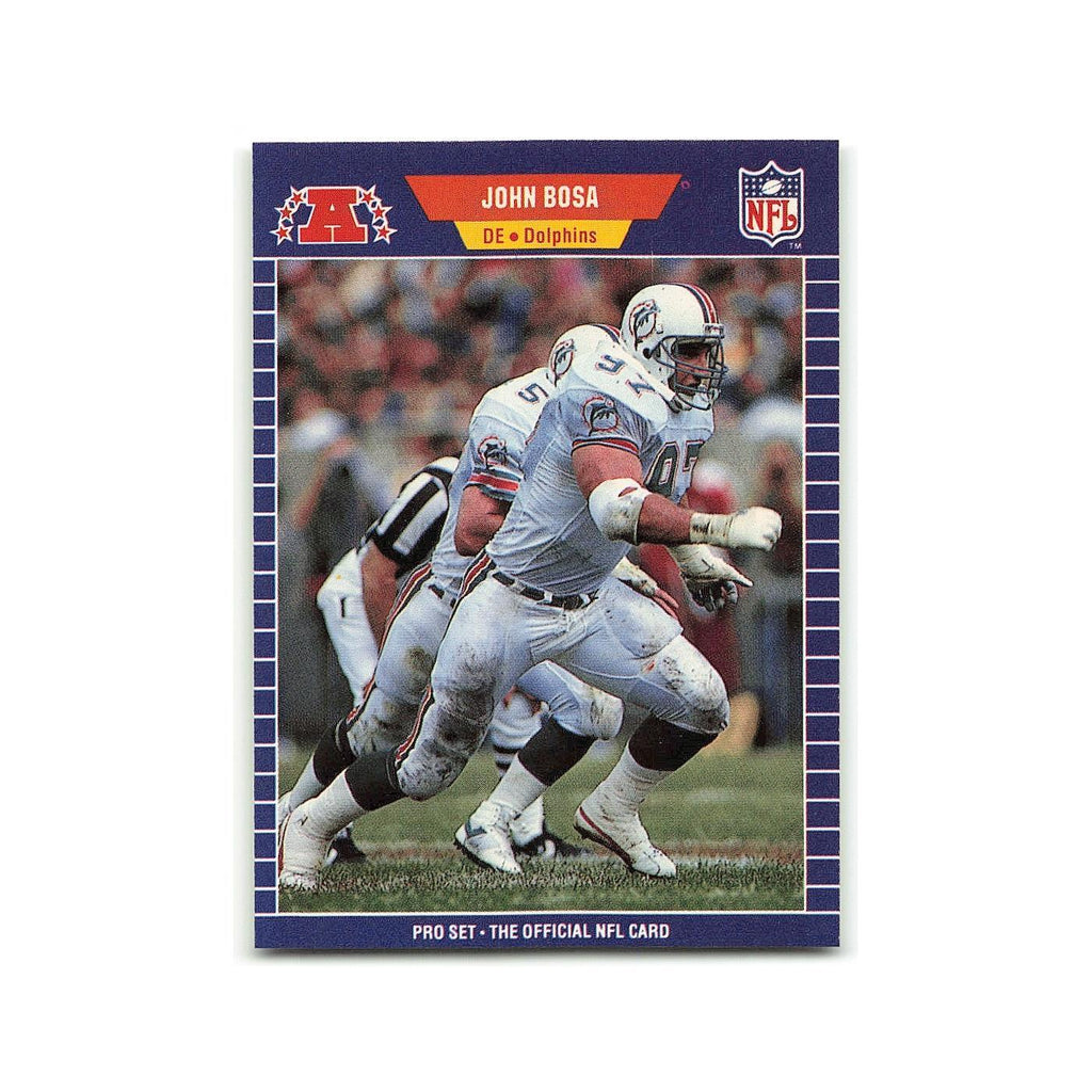 John Bosa 1989 Pro Set #211 Miami Dolphins Football Card NM