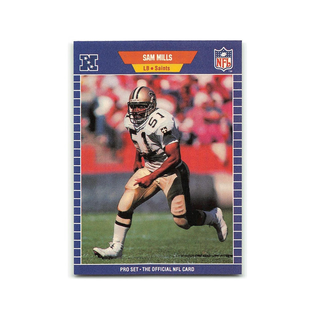 Sam Mills 1989 Pro Set #274 New Orleans Saints Football Card NM