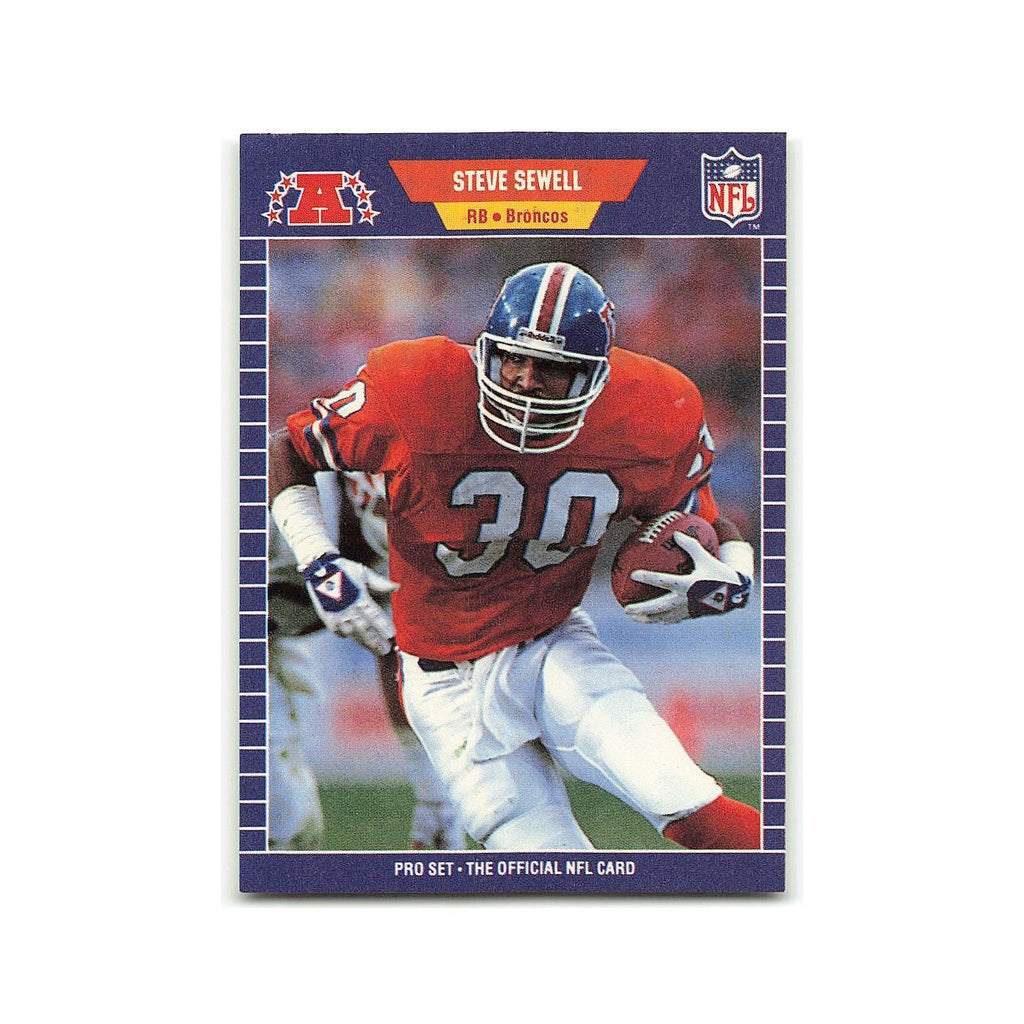 Steve Sewell 1989 Pro Set #110 Denver Broncos Football Card NM