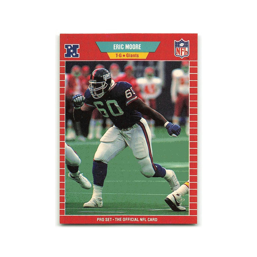 Eric Moore 1989 Pro Set #279 New York Giants Football Card NM