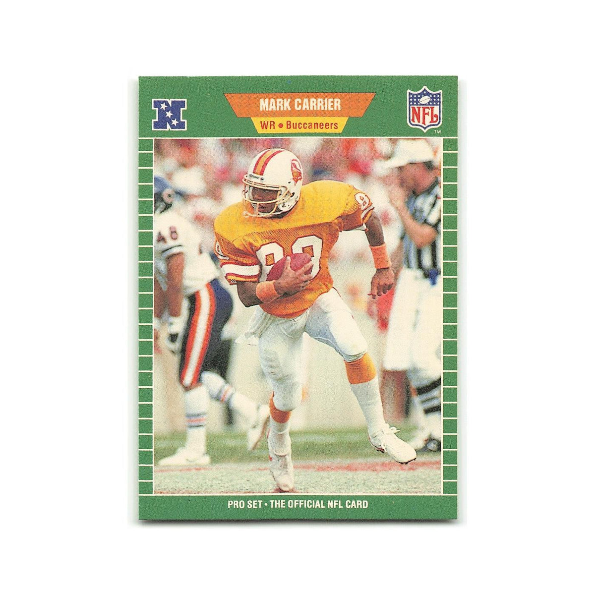 Mark Carrier 1989 Pro Set #409 Tampa Bay Buccaneers Football Card NM