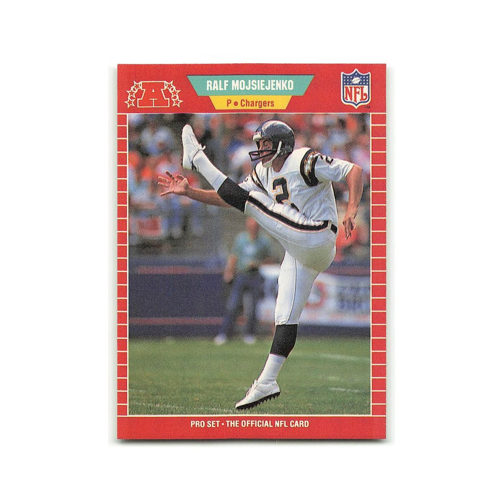 Ralf Mojsiejenko 1989 Pro Set #364 San Diego Chargers Football Card NM