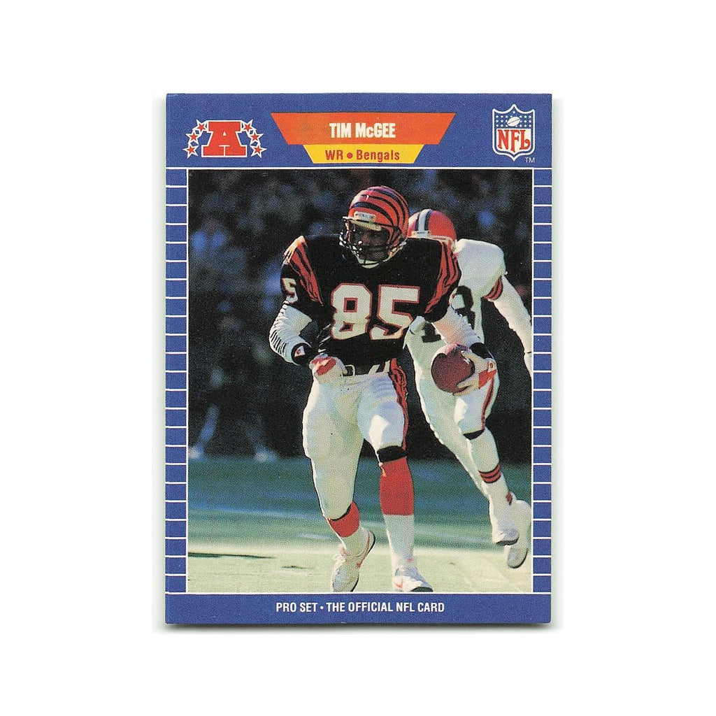Tim McGee 1989 Pro Set #64 Cincinnati Bengals Football Card NM