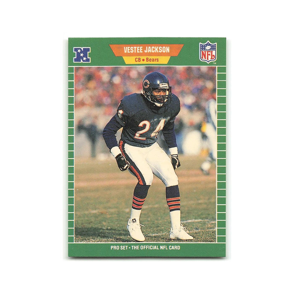 Vestee Jackson 1989 Pro Set #49 Chicago Bears Football Card NM